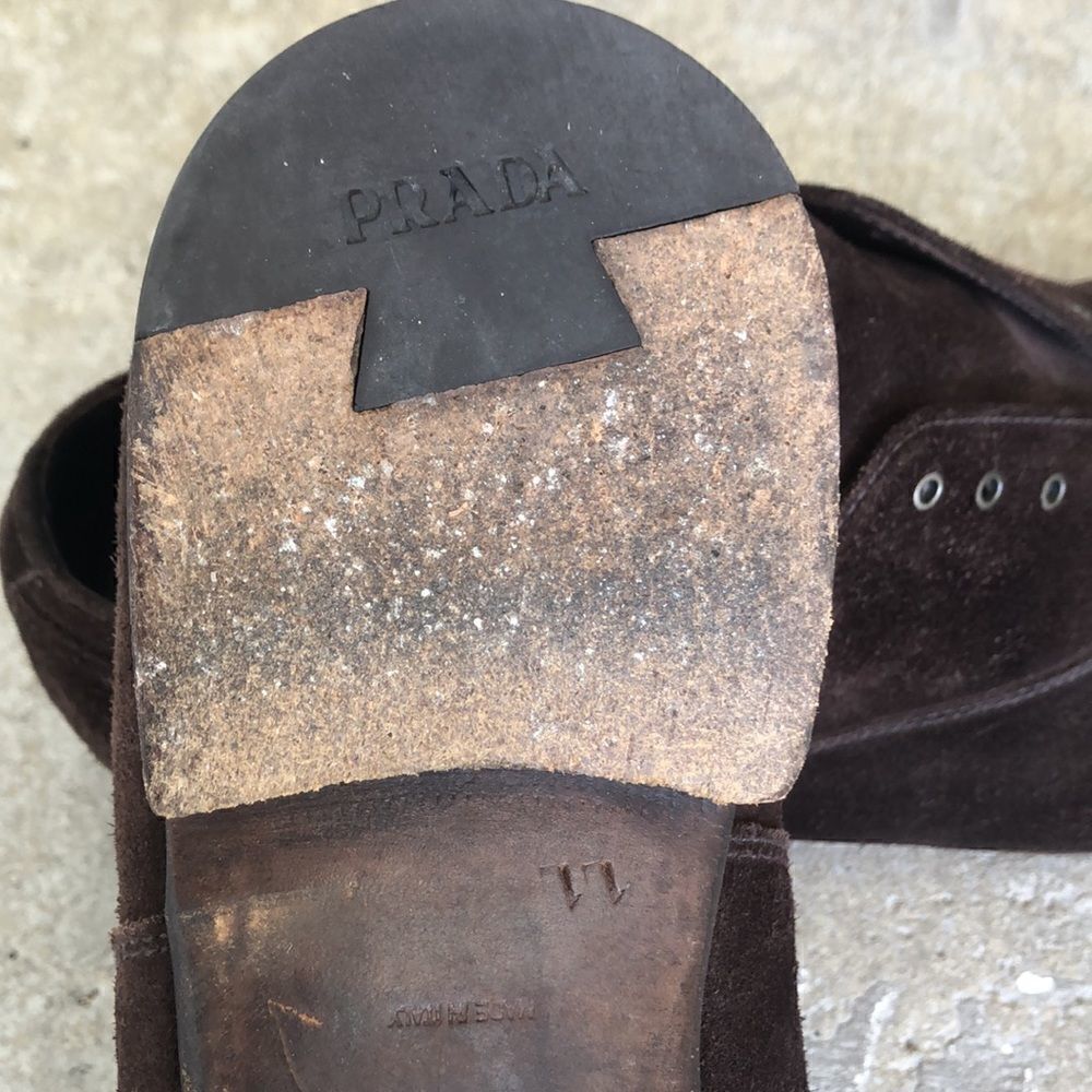 Prada Suede Oxfords - Picture 6 of 10